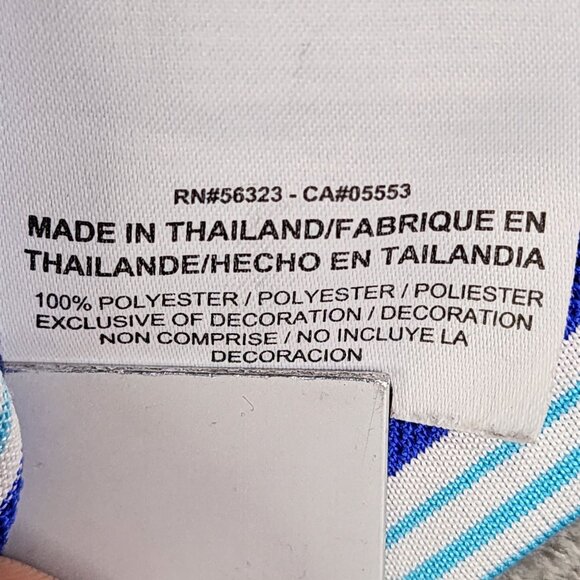 Men's Nike Golf Tour Performance Dri-Fit Polo Shirt Blue Stripes Short Sleeve L - Picture 6 of 10